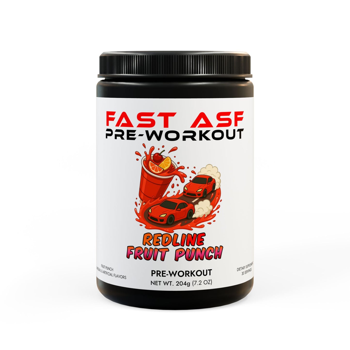 Fast Asf "Redline Fruit Punch" Pre-Workout