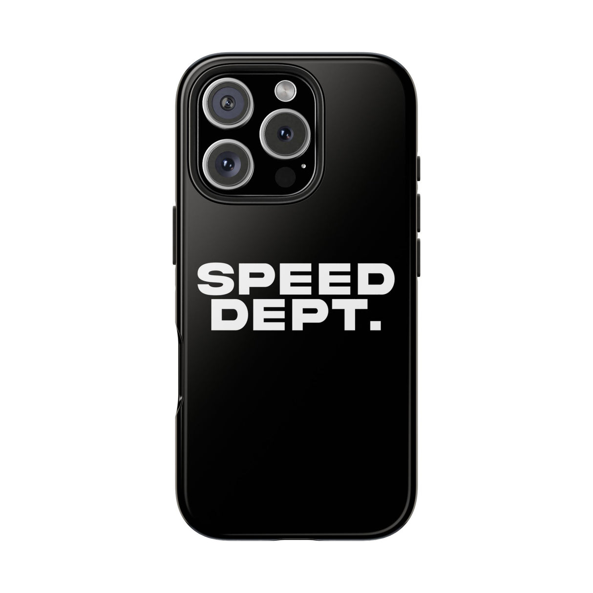 "Speed Dept." Tough Phone Case (Black)