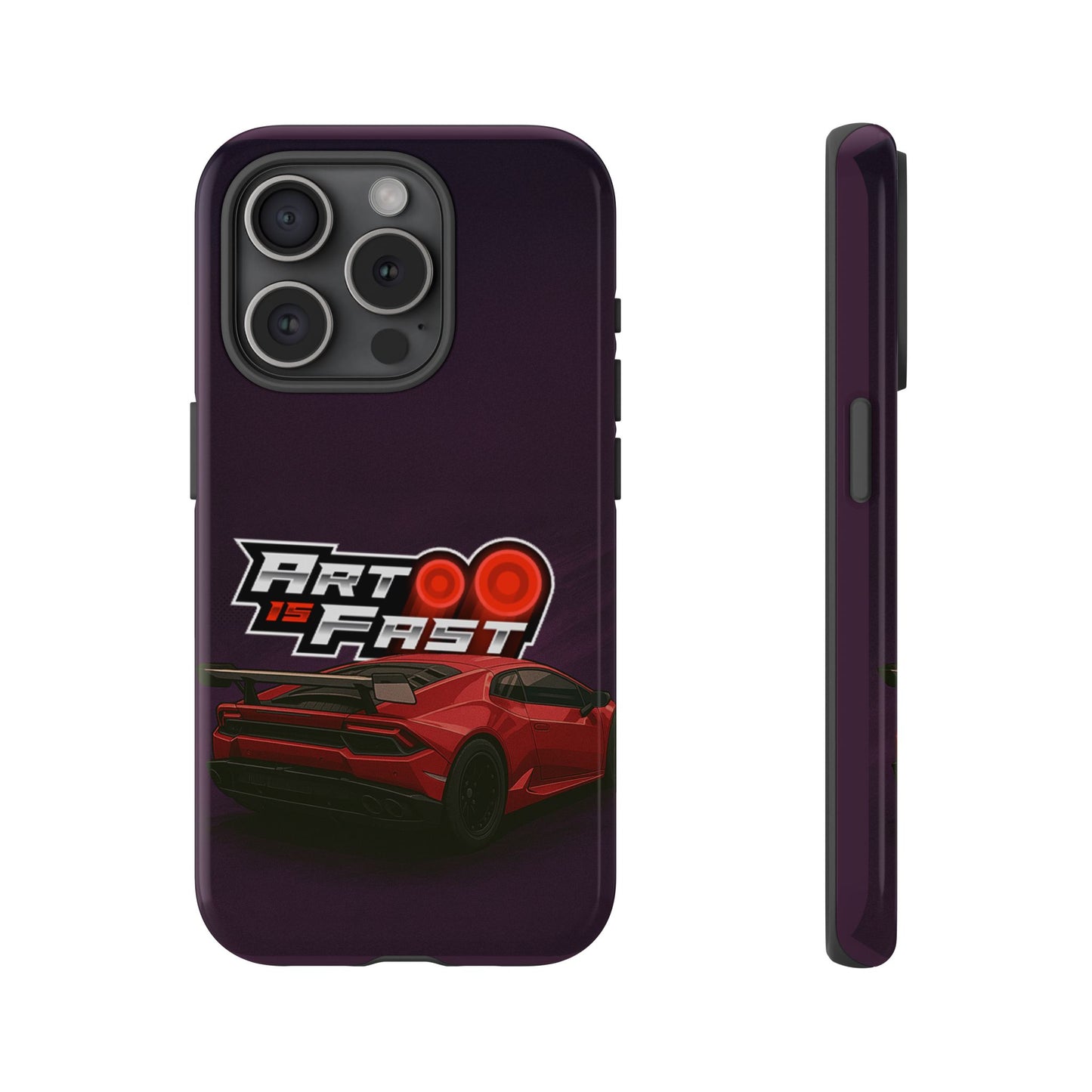 "Art Is Fast Lamborghini" Phone Case