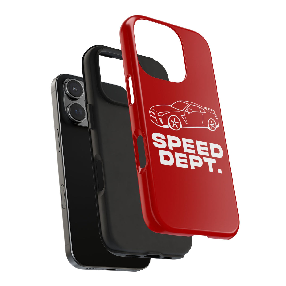 "Speed Dept." Tough Phone Case (Red)