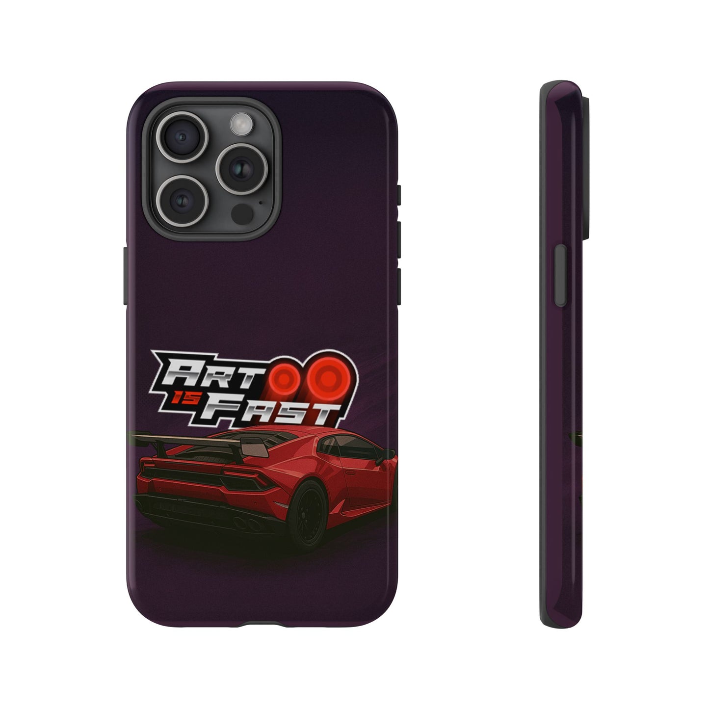 "Art Is Fast Lamborghini" Phone Case