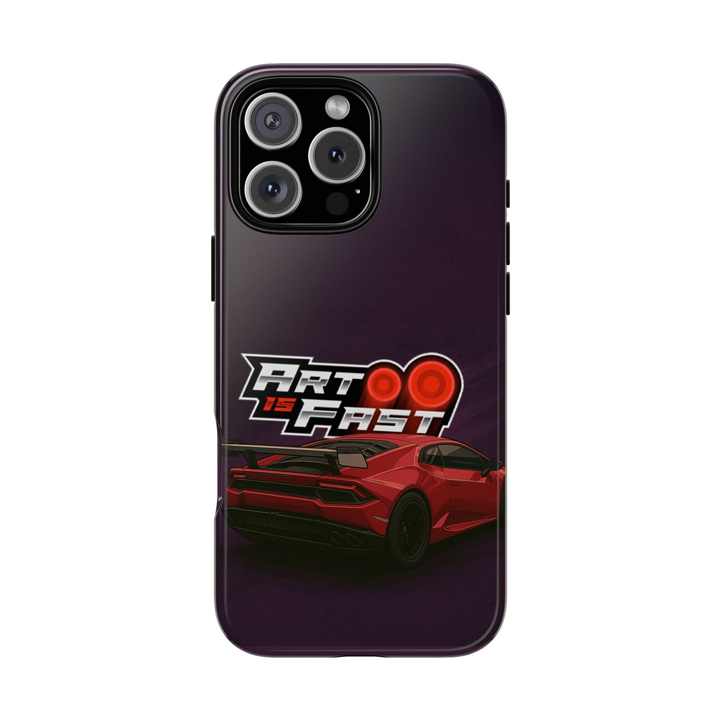 "Art Is Fast Lamborghini" Phone Case