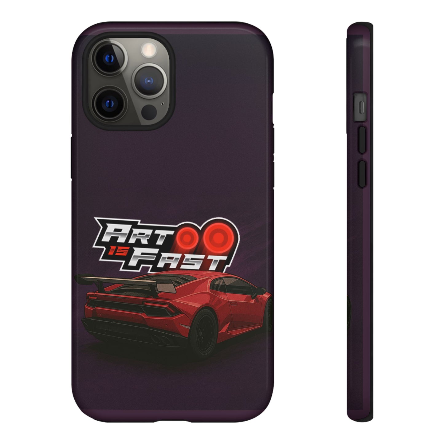 "Art Is Fast Lamborghini" Phone Case