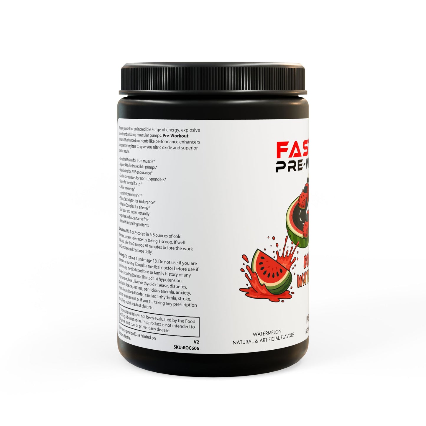 Fast Asf "Boosted Watermelon" Pre-Workout
