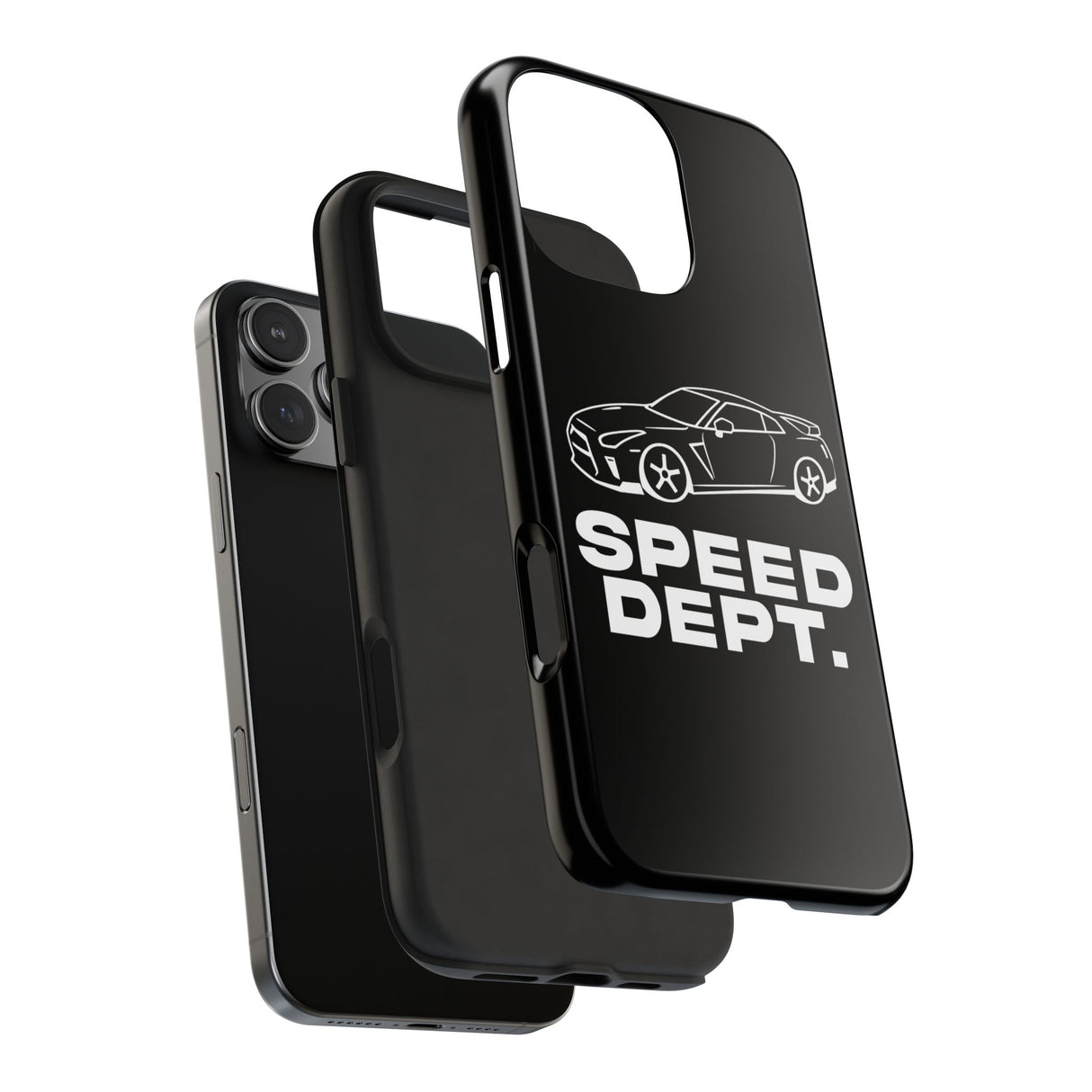 "Speed Dept." Tough Phone Case (Black)