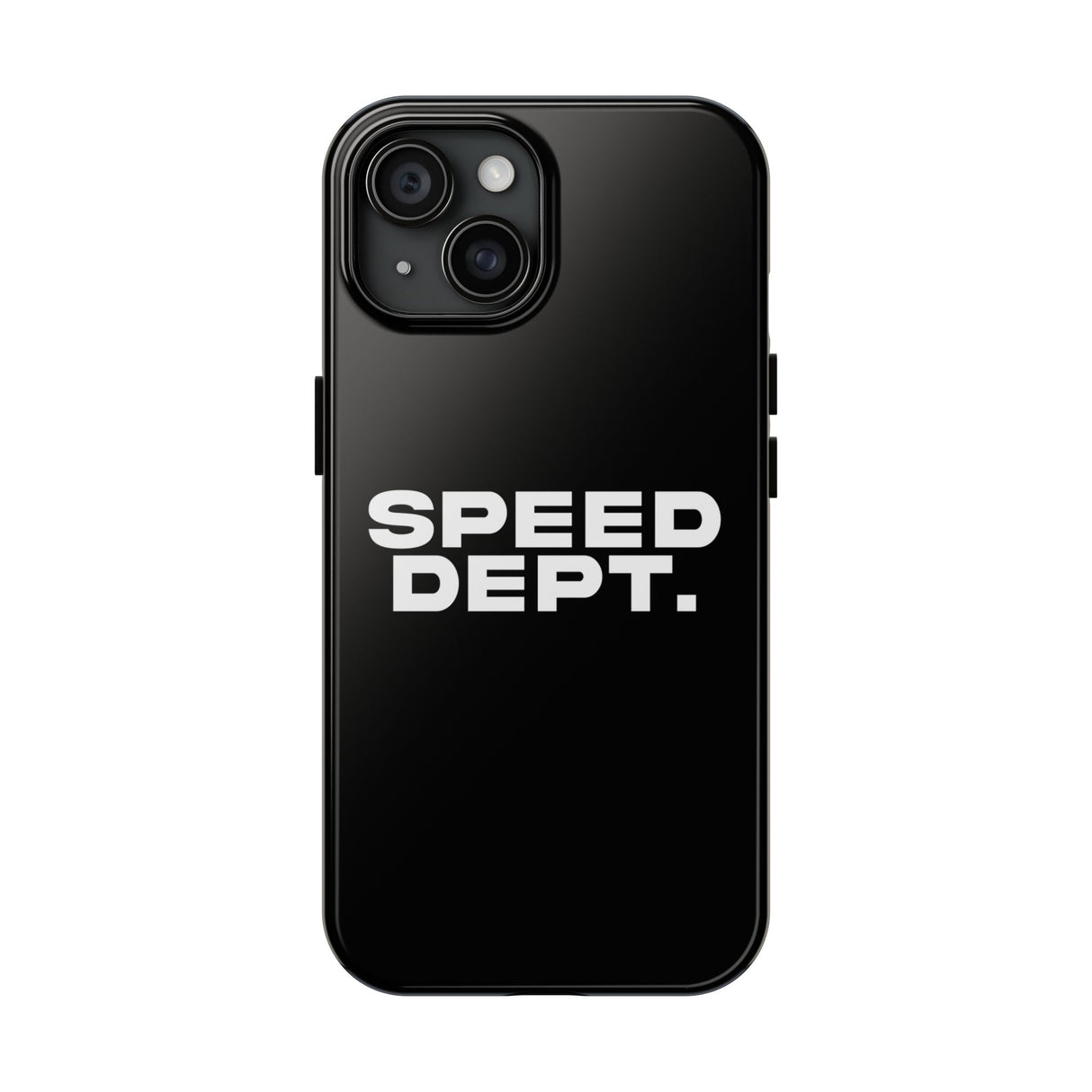 "Speed Dept." Tough Phone Case (Black)