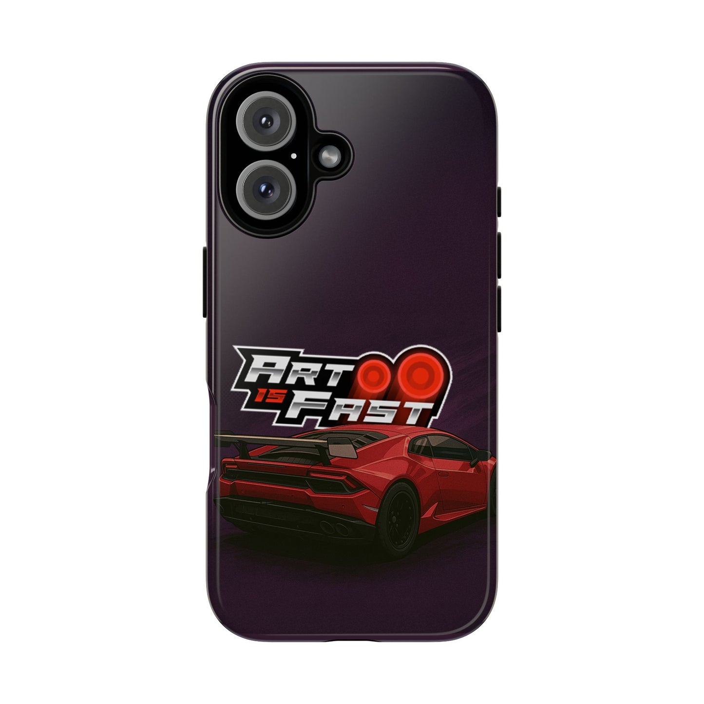 "Art Is Fast Lamborghini" Phone Case