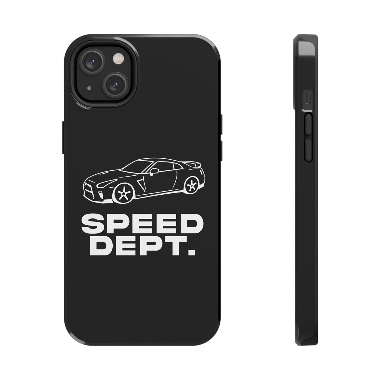 "Speed Dept." Tough Phone Case (Black)
