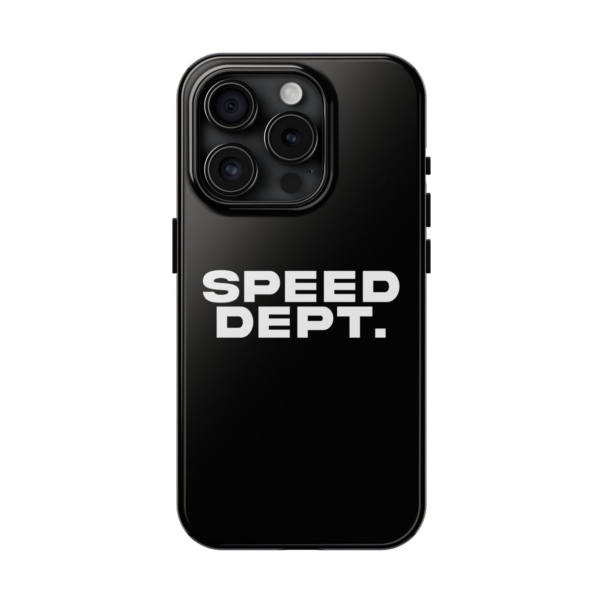 "Speed Dept." Tough Phone Case (Black)