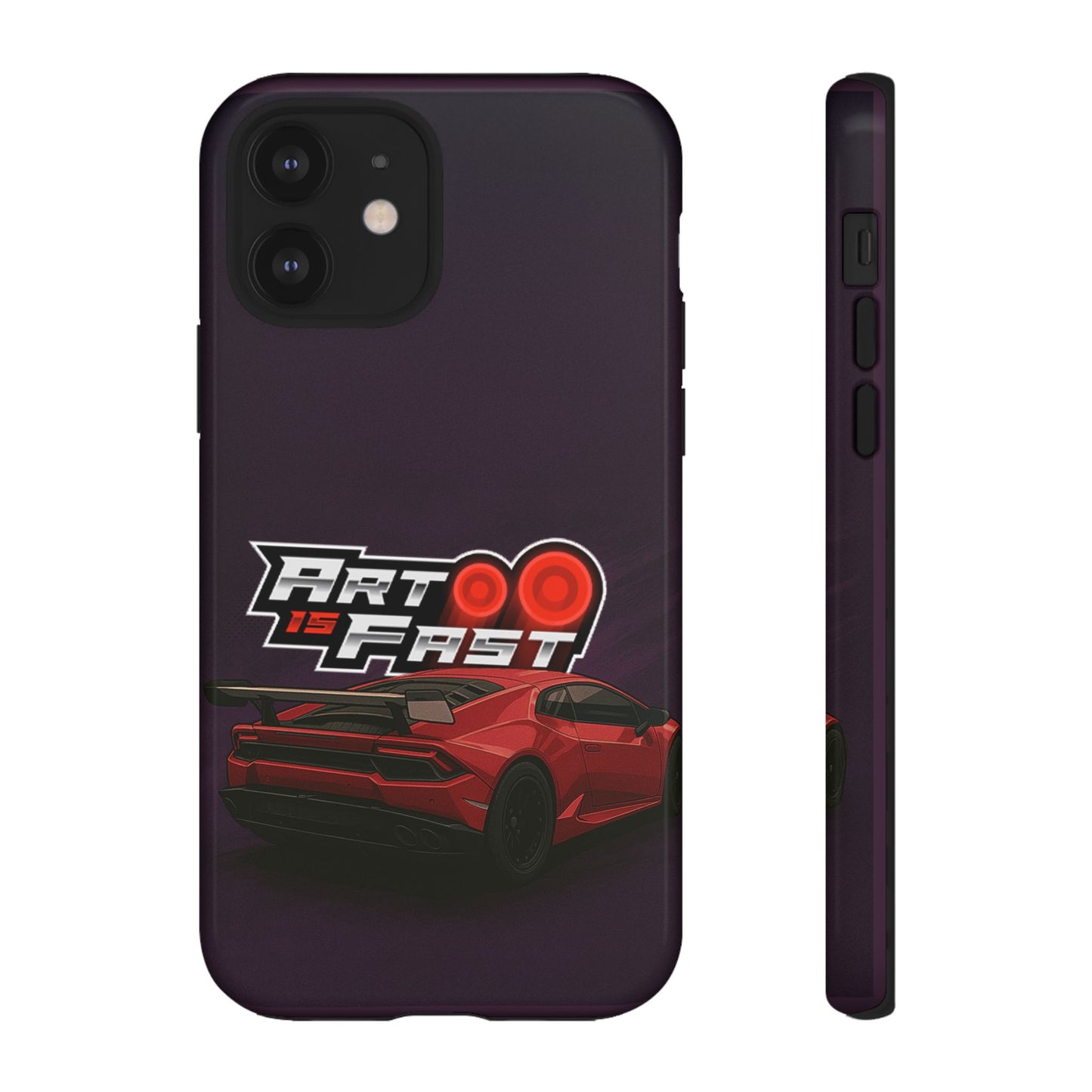 "Art Is Fast Lamborghini" Phone Case