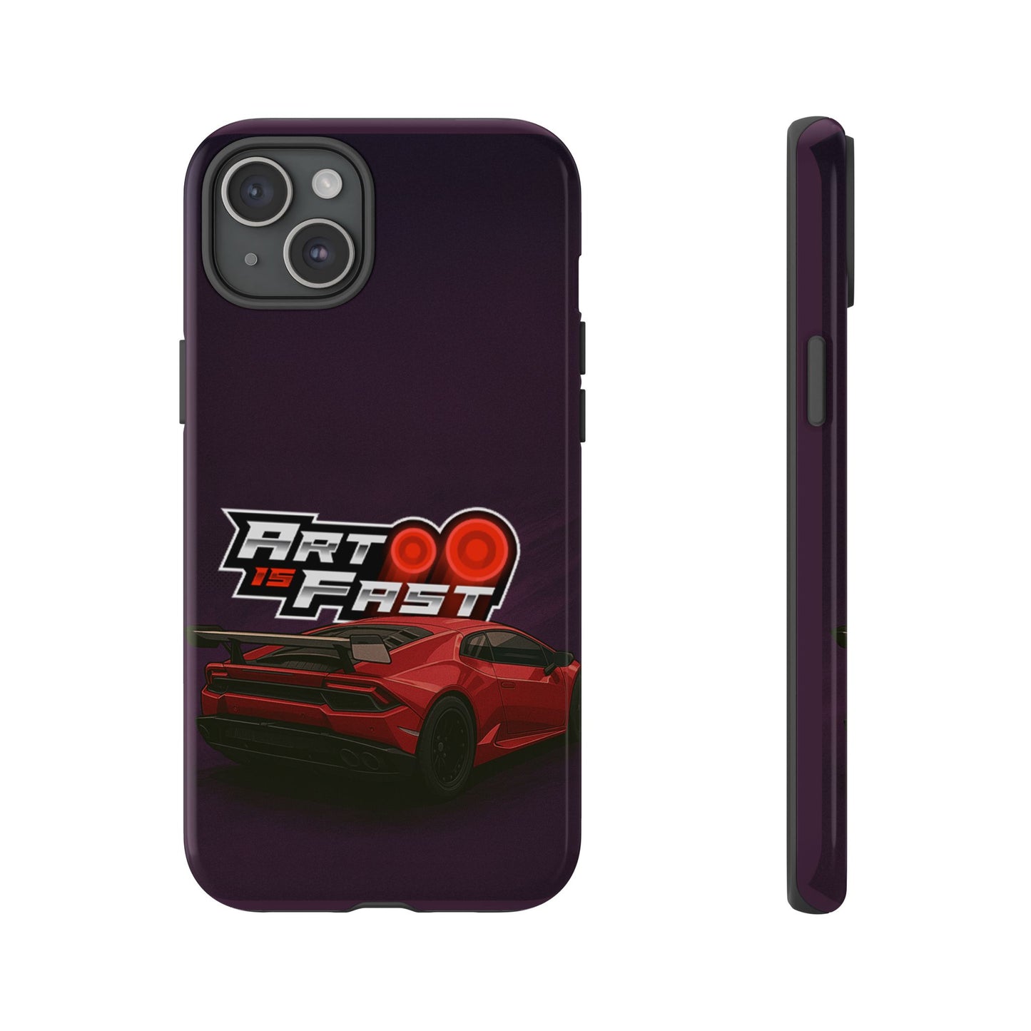 "Art Is Fast Lamborghini" Phone Case