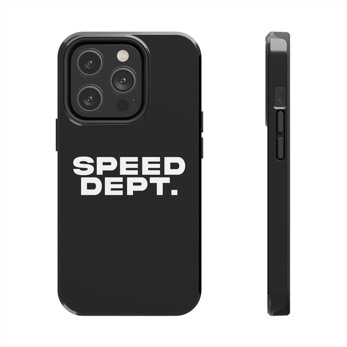 "Speed Dept." Tough Phone Case (Black)