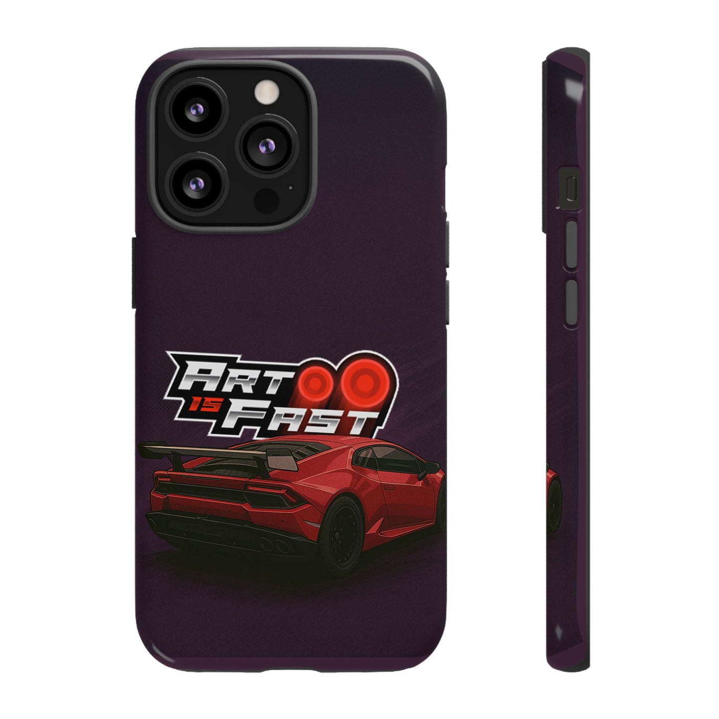 "Art Is Fast Lamborghini" Phone Case
