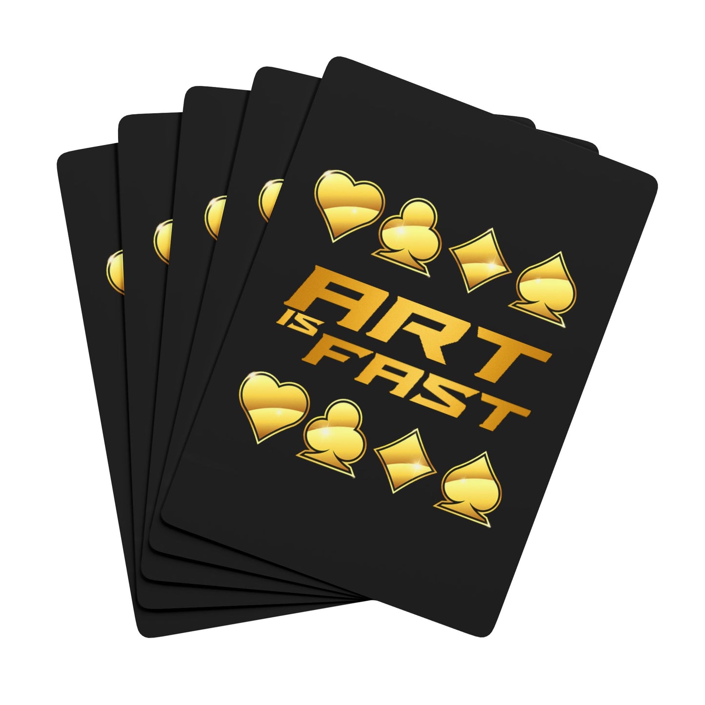 "Art Is Fast" Playing Cards