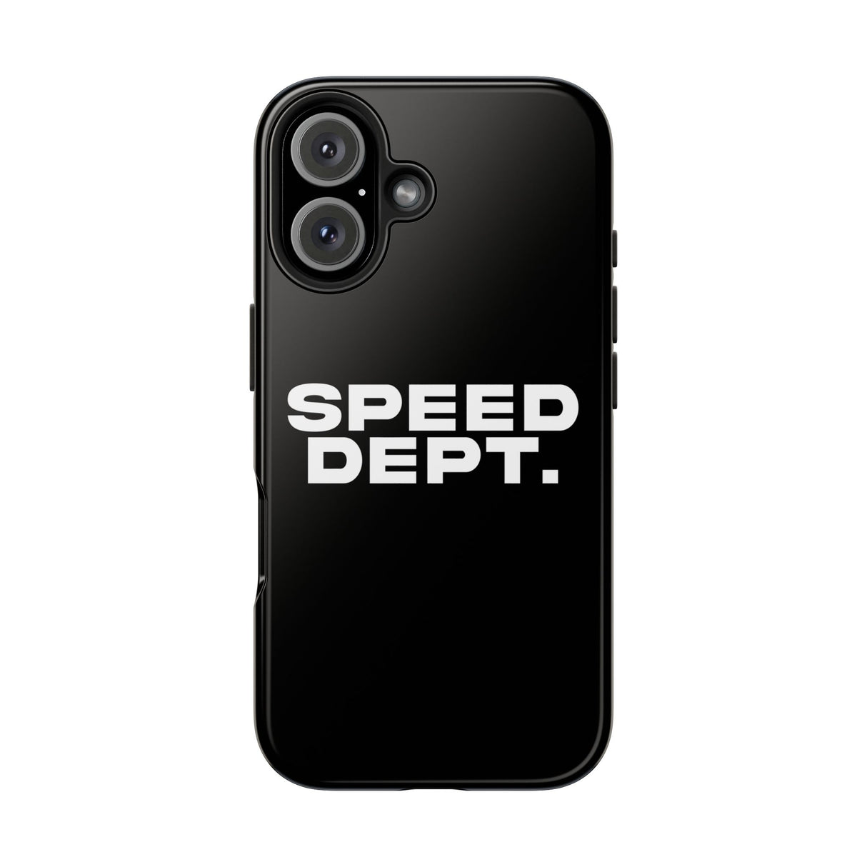 "Speed Dept." Tough Phone Case (Black)