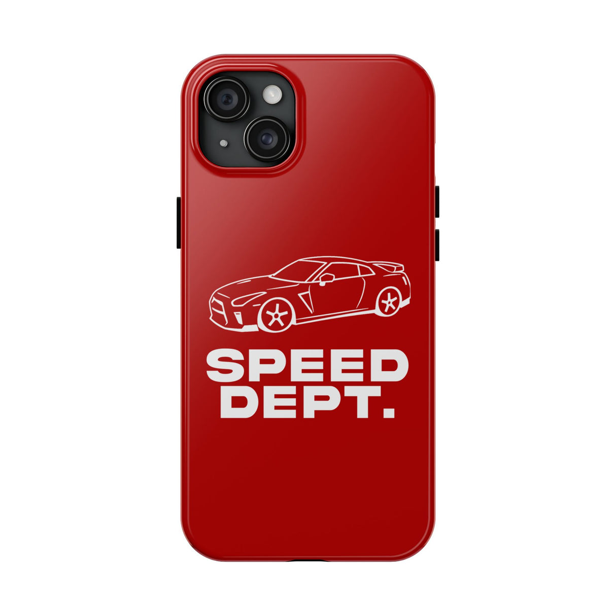 "Speed Dept." Tough Phone Case (Red)