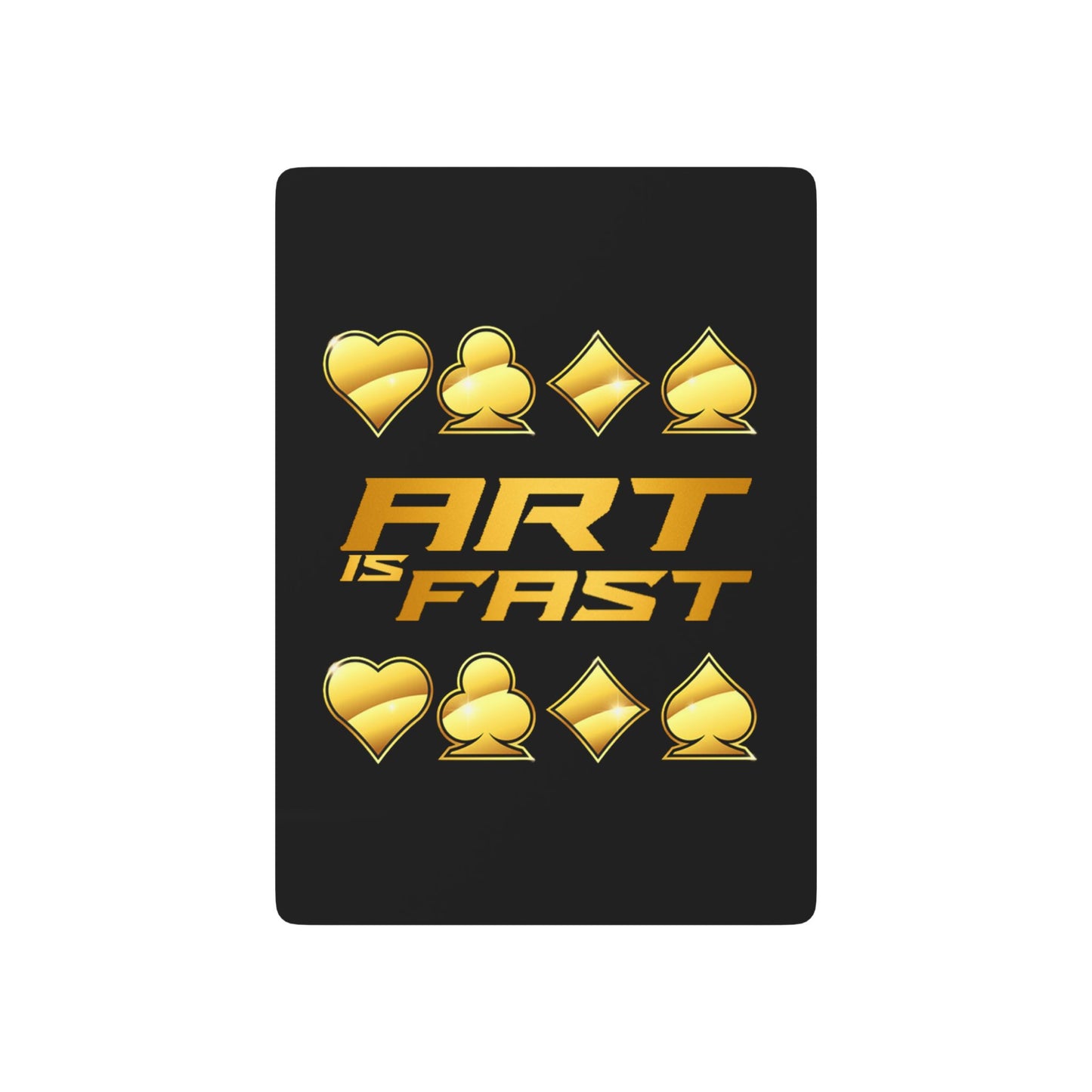 "Art Is Fast" Playing Cards