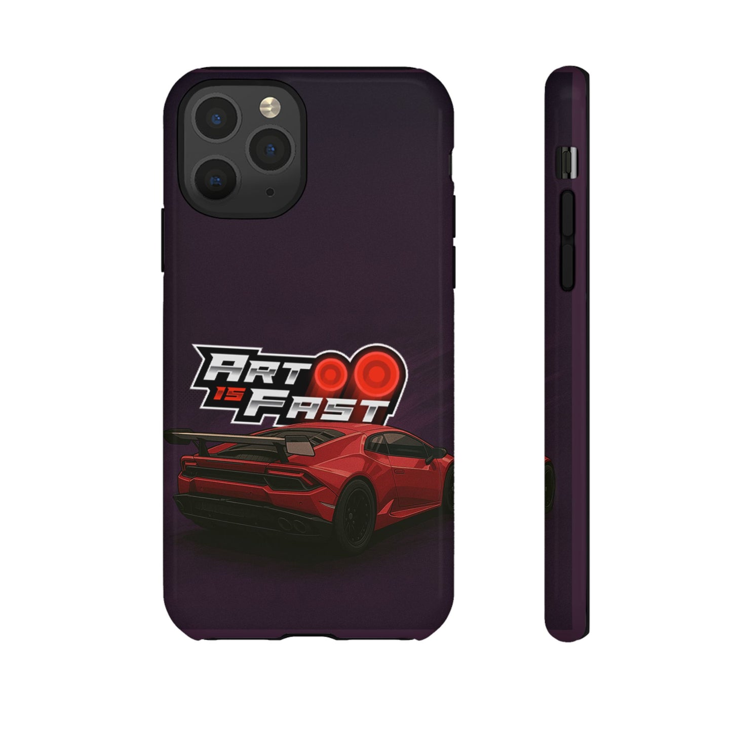 "Art Is Fast Lamborghini" Phone Case