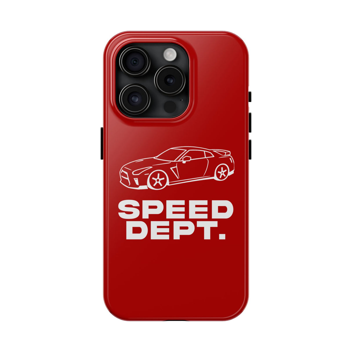 "Speed Dept." Tough Phone Case (Red)