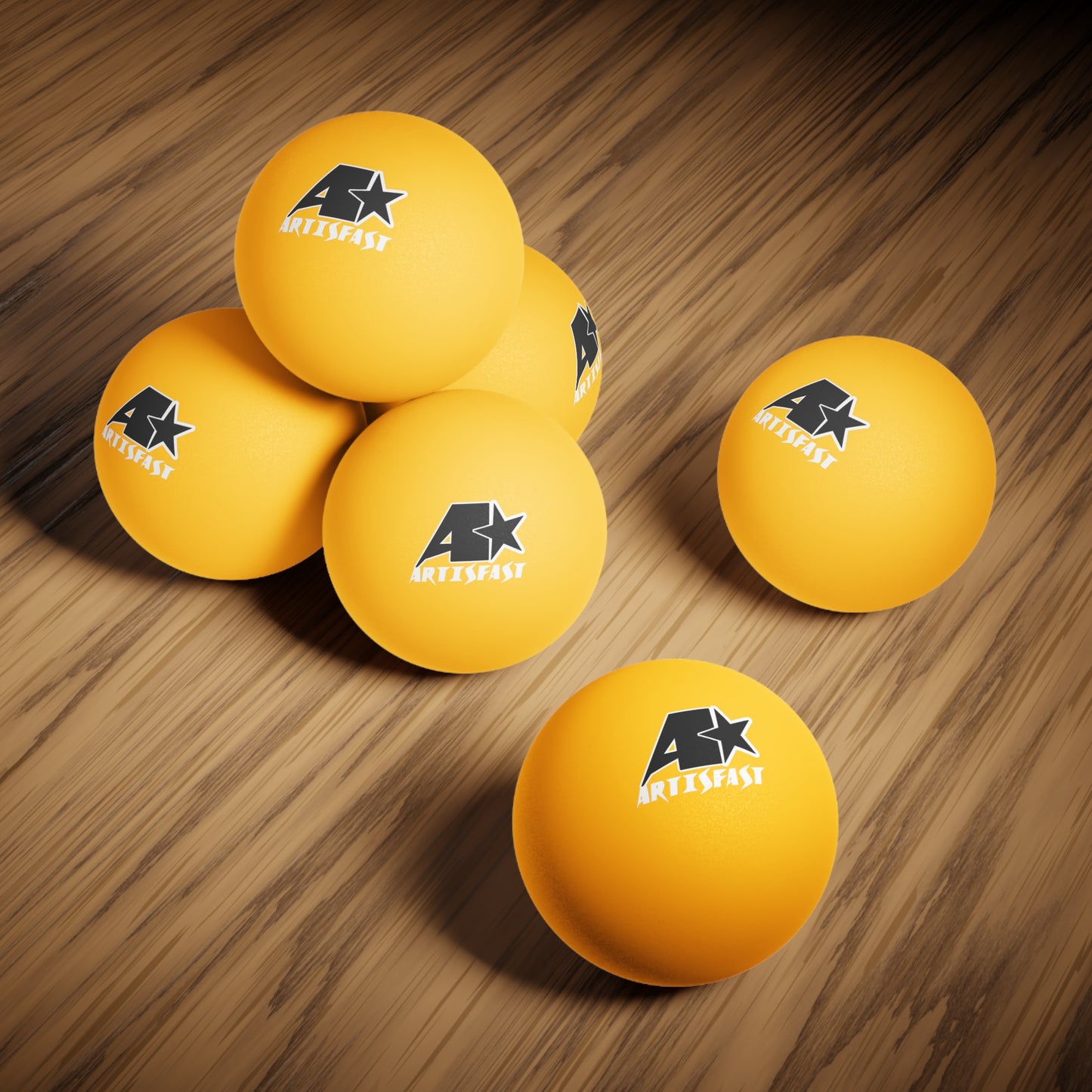 "Art Is Fast" Ping Pong Balls (6pk)
