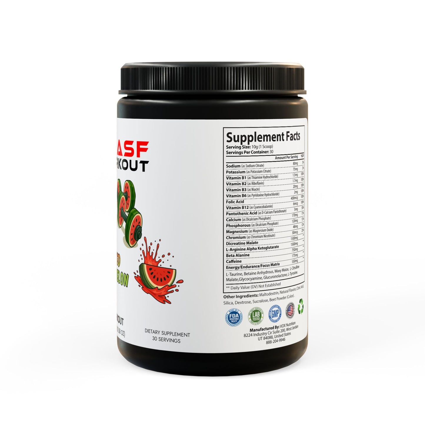 Fast Asf "Boosted Watermelon" Pre-Workout