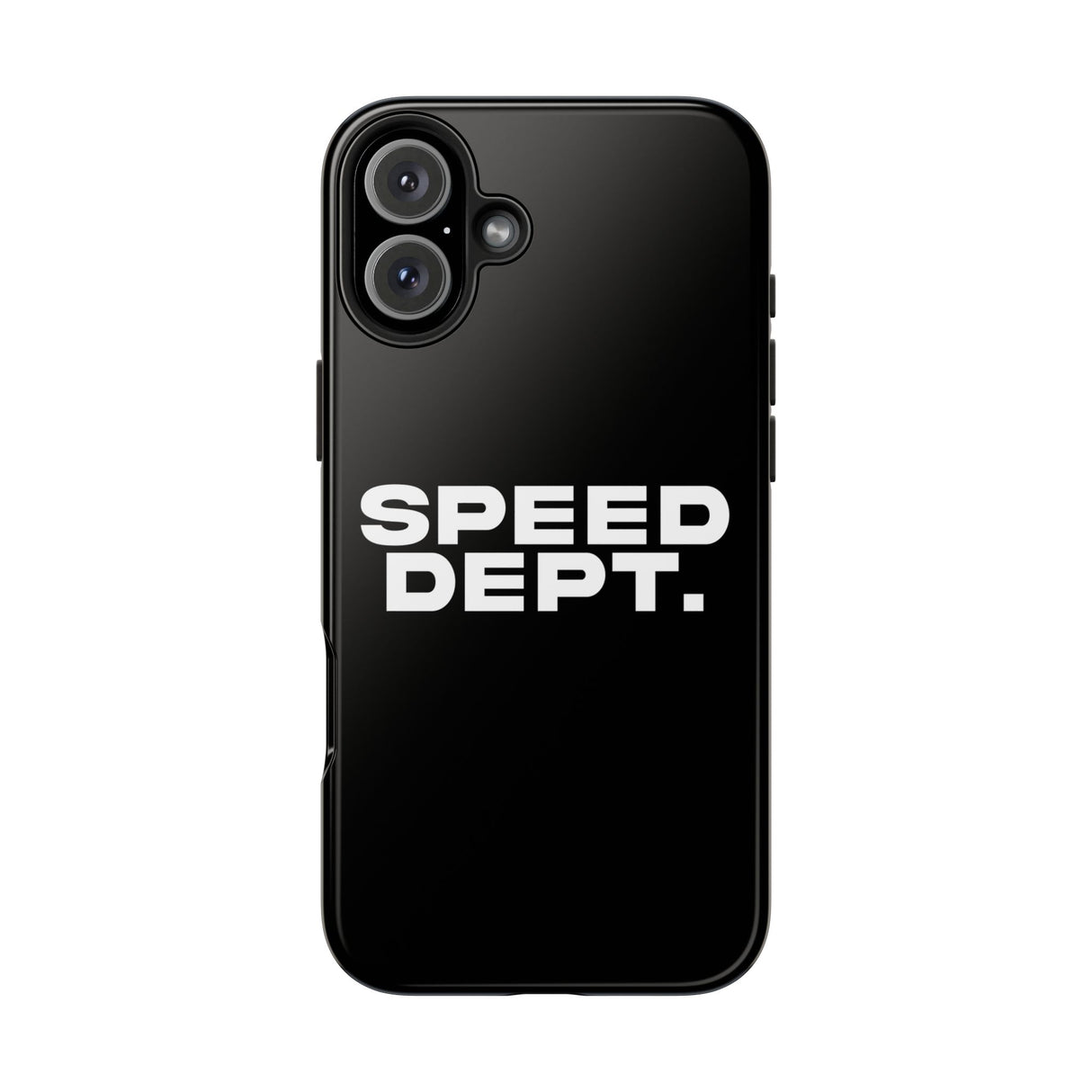 "Speed Dept." Tough Phone Case (Black)