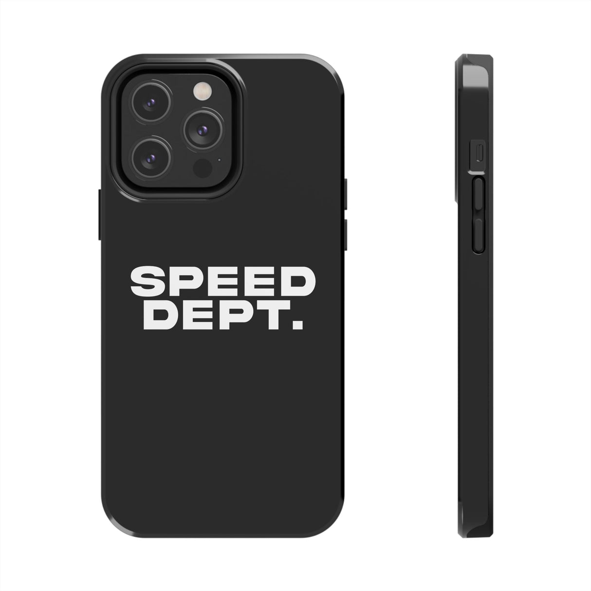 "Speed Dept." Tough Phone Case (Black)