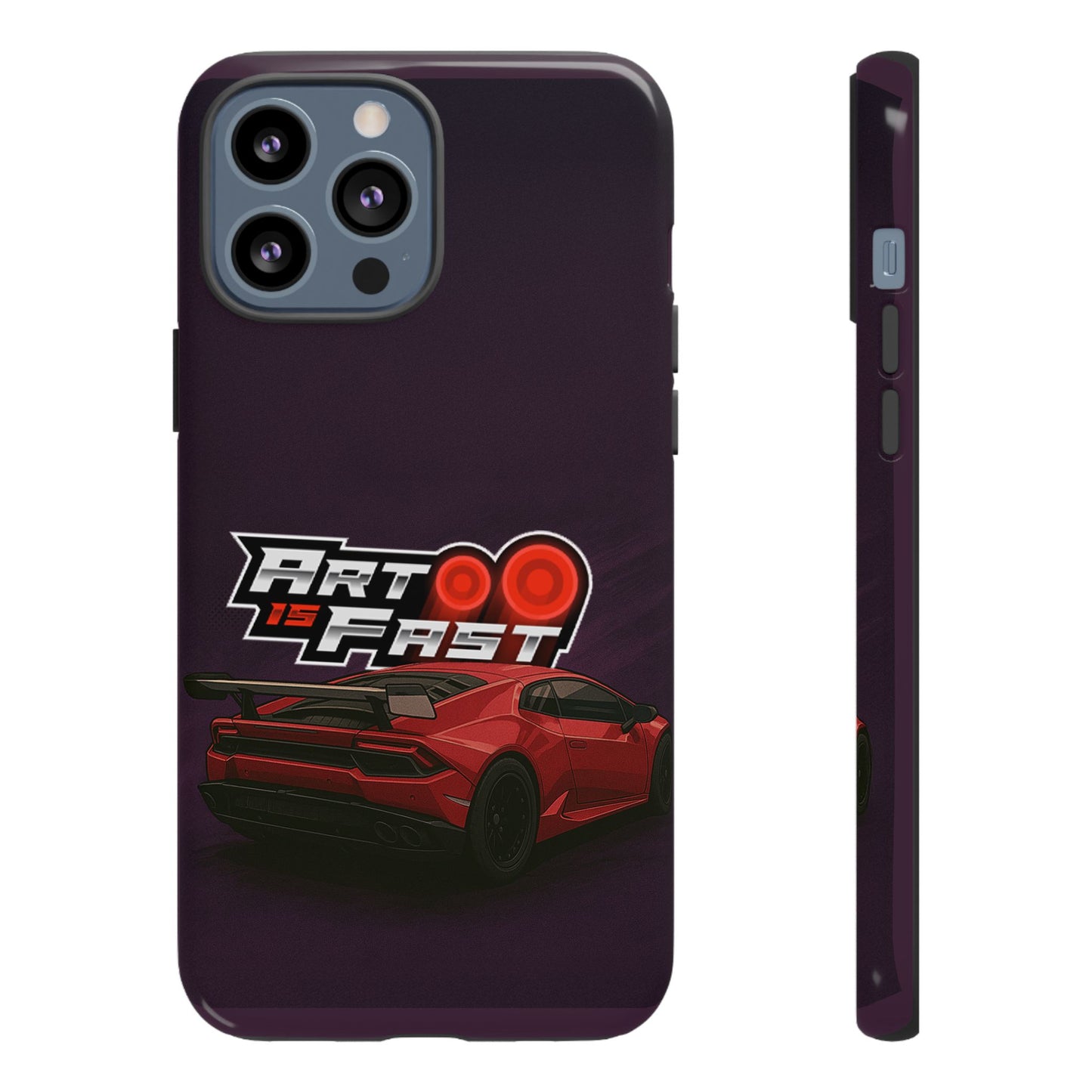 "Art Is Fast Lamborghini" Phone Case