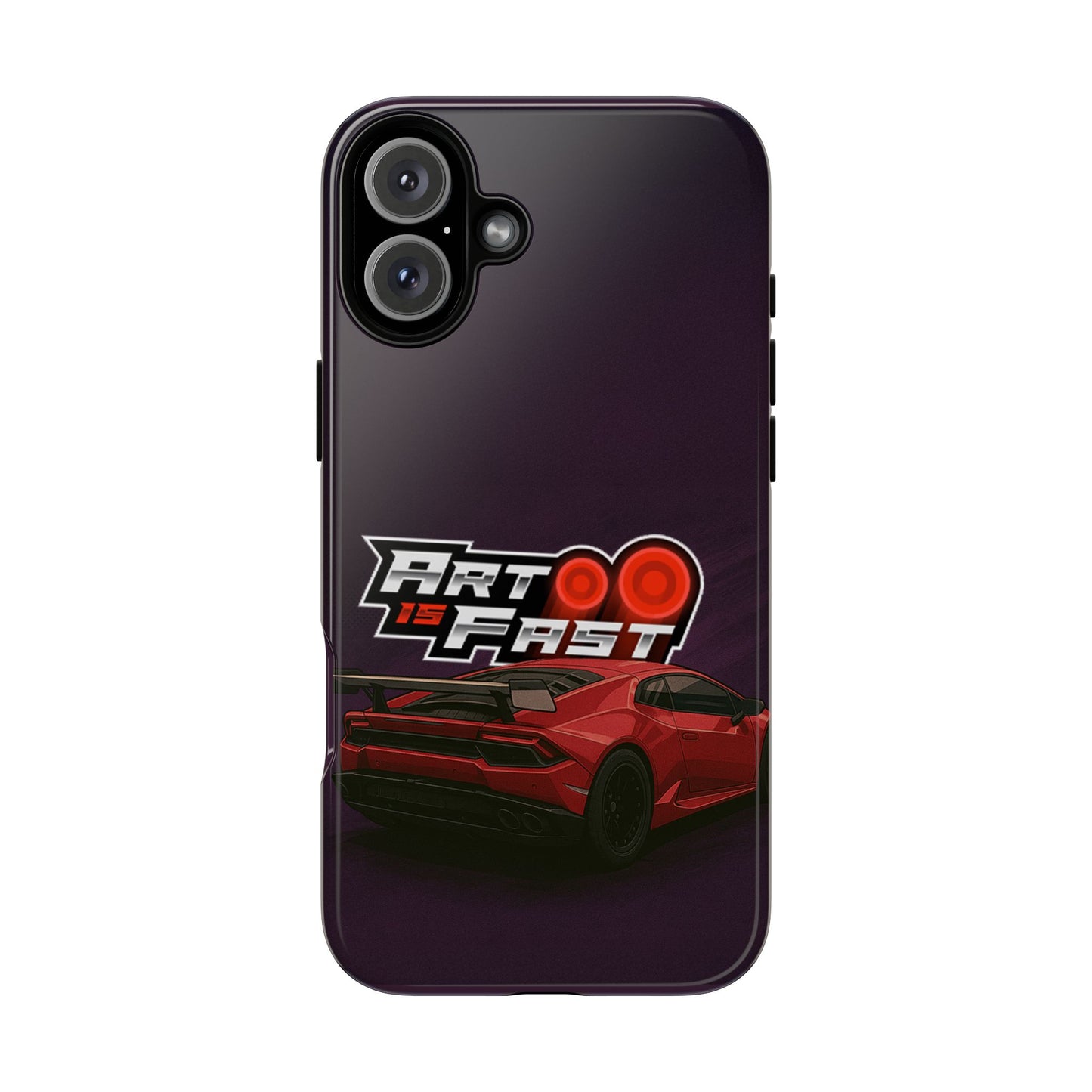 "Art Is Fast Lamborghini" Phone Case