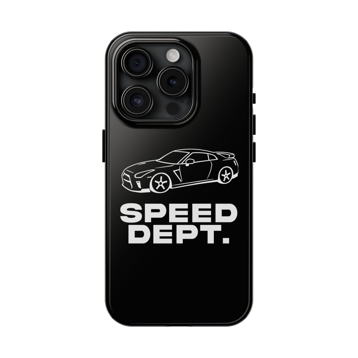 "Speed Dept." Tough Phone Case (Black)