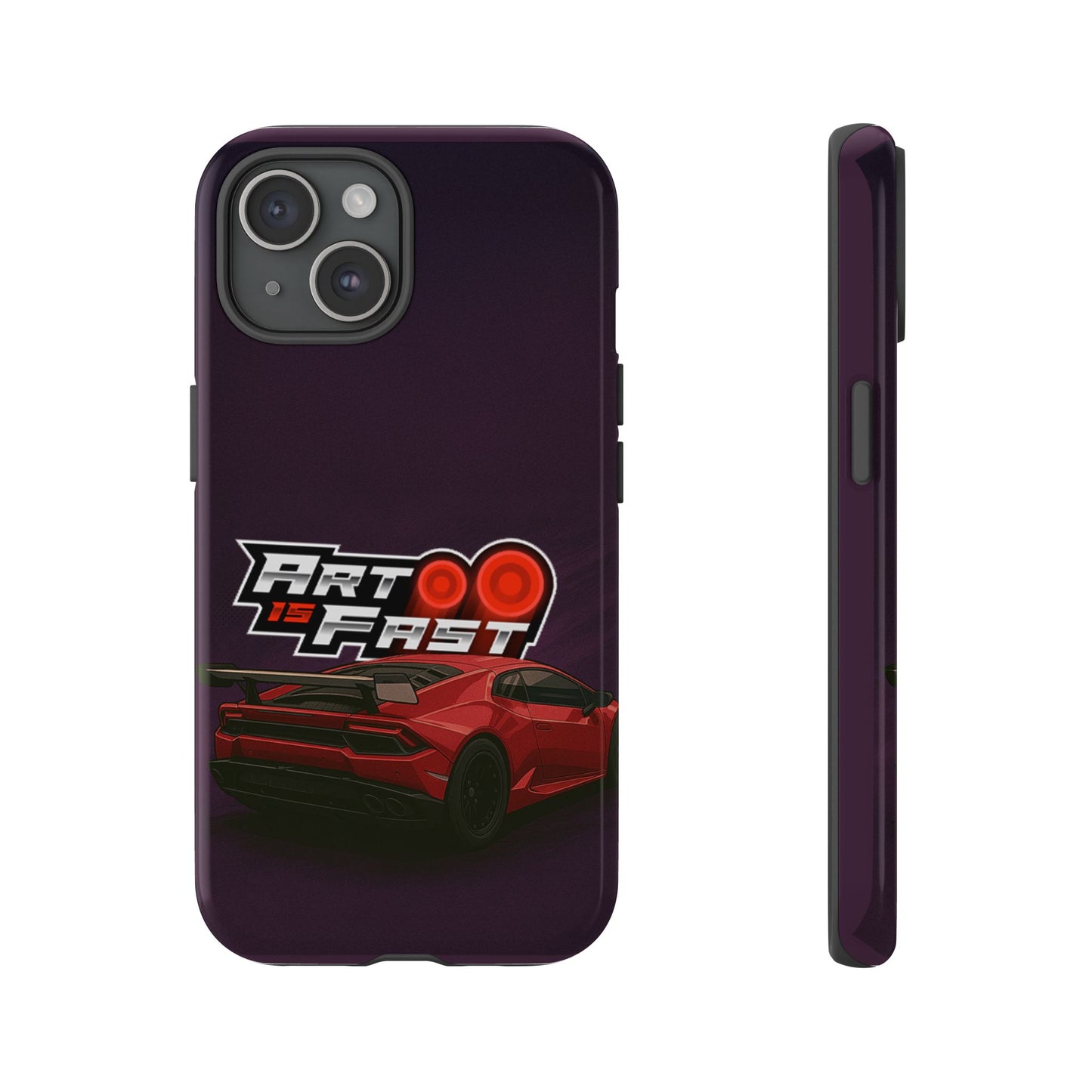"Art Is Fast Lamborghini" Phone Case
