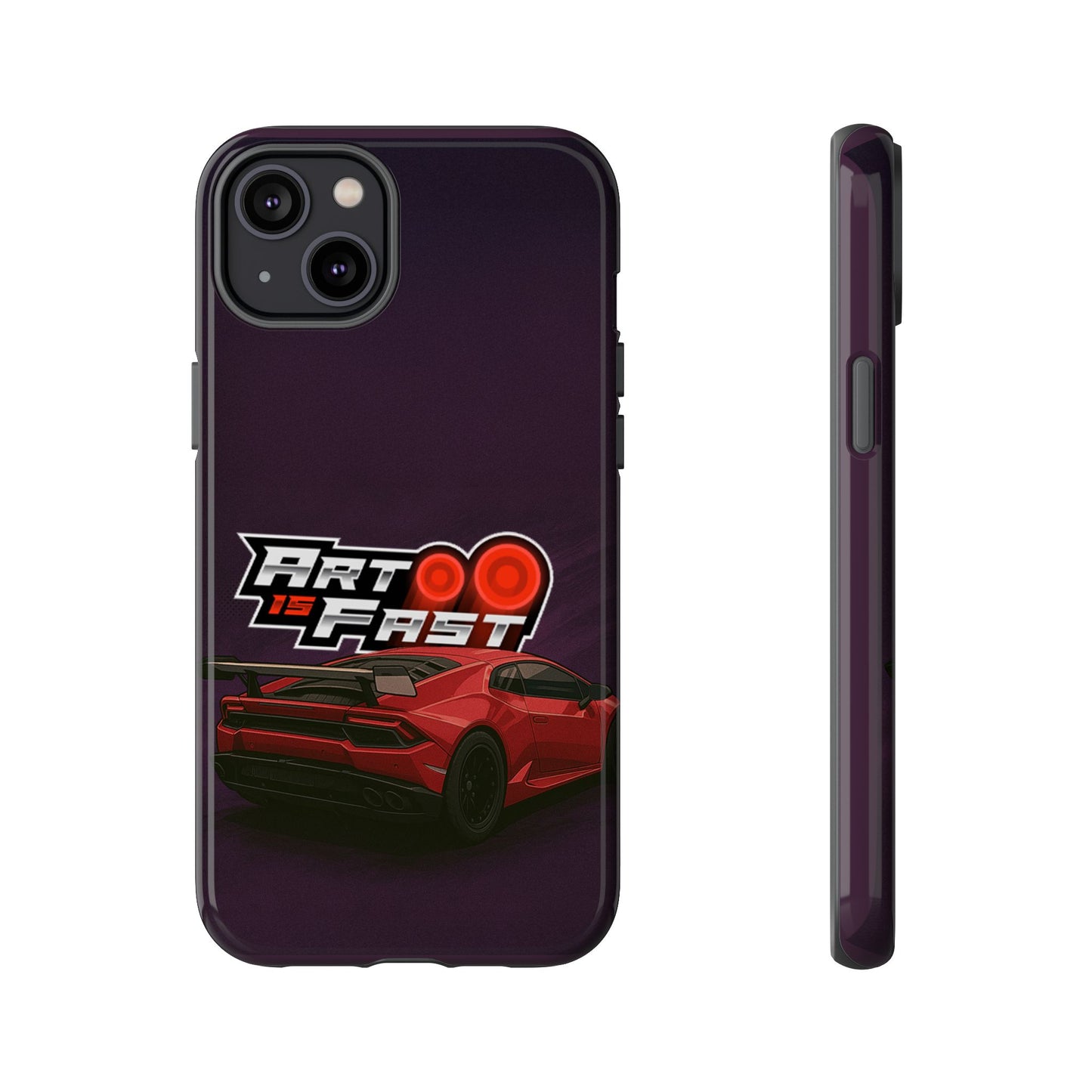 "Art Is Fast Lamborghini" Phone Case