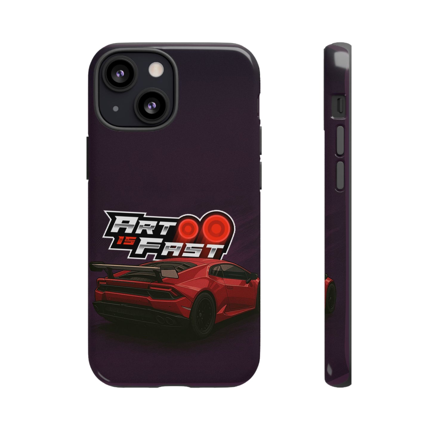 "Art Is Fast Lamborghini" Phone Case