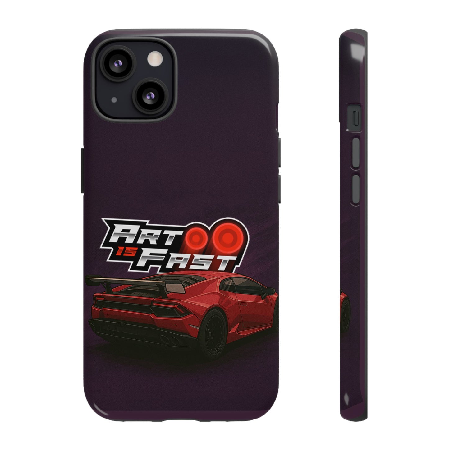 "Art Is Fast Lamborghini" Phone Case