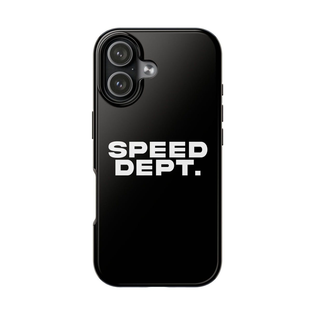 "Speed Dept." Tough Phone Case (Black)