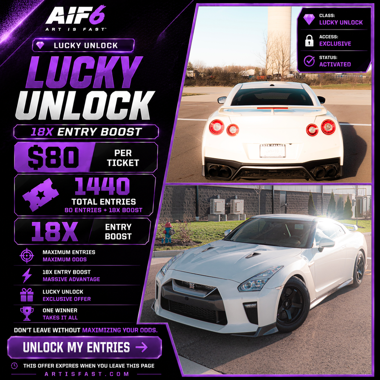 LUCKY UNLOCK (18X)