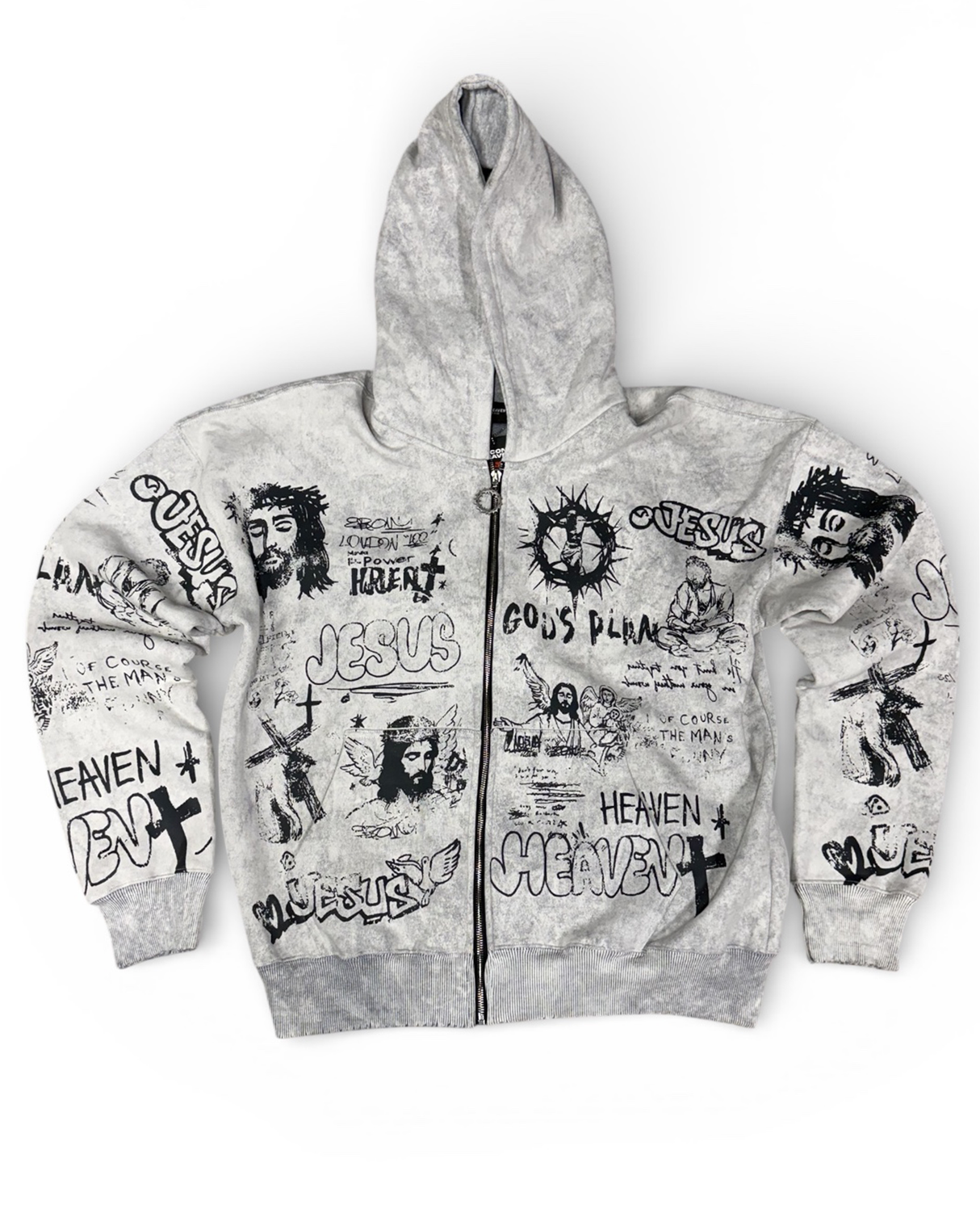 "God's Sketchbook" Zip Up - AIF × SECOND HEAVEN EXCLUSIVE (10X)