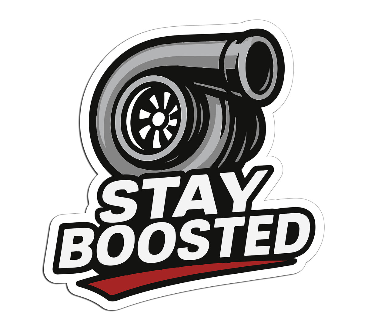 STAY BOOSTED DECAL
