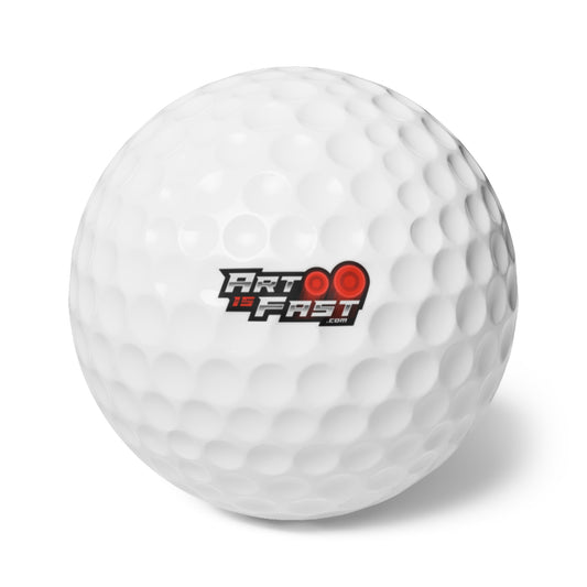 "Art Is Fast" Premium Golf Balls (6pk)