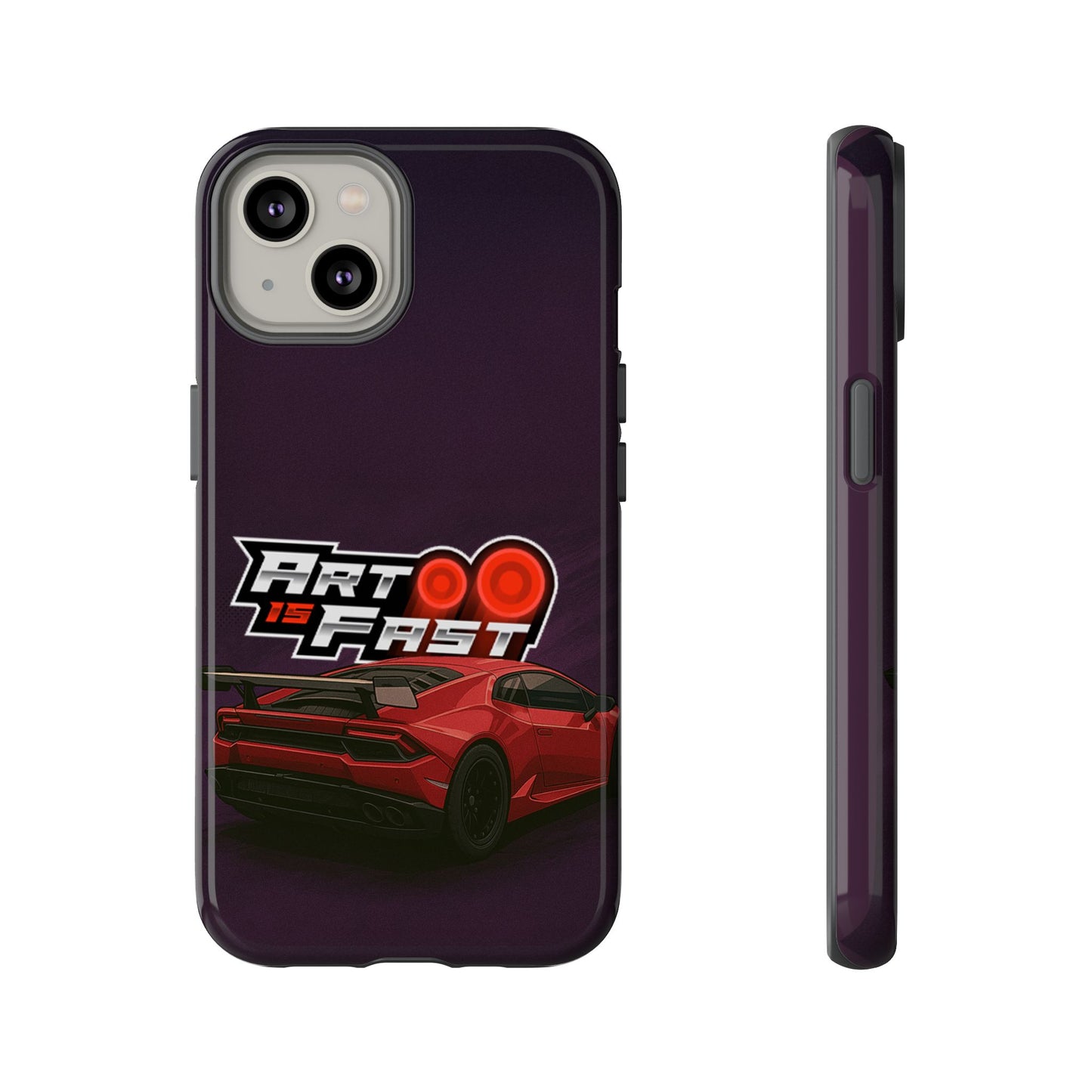 "Art Is Fast Lamborghini" Phone Case