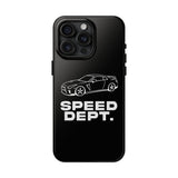 "Speed Dept." Tough Phone Case (Black)