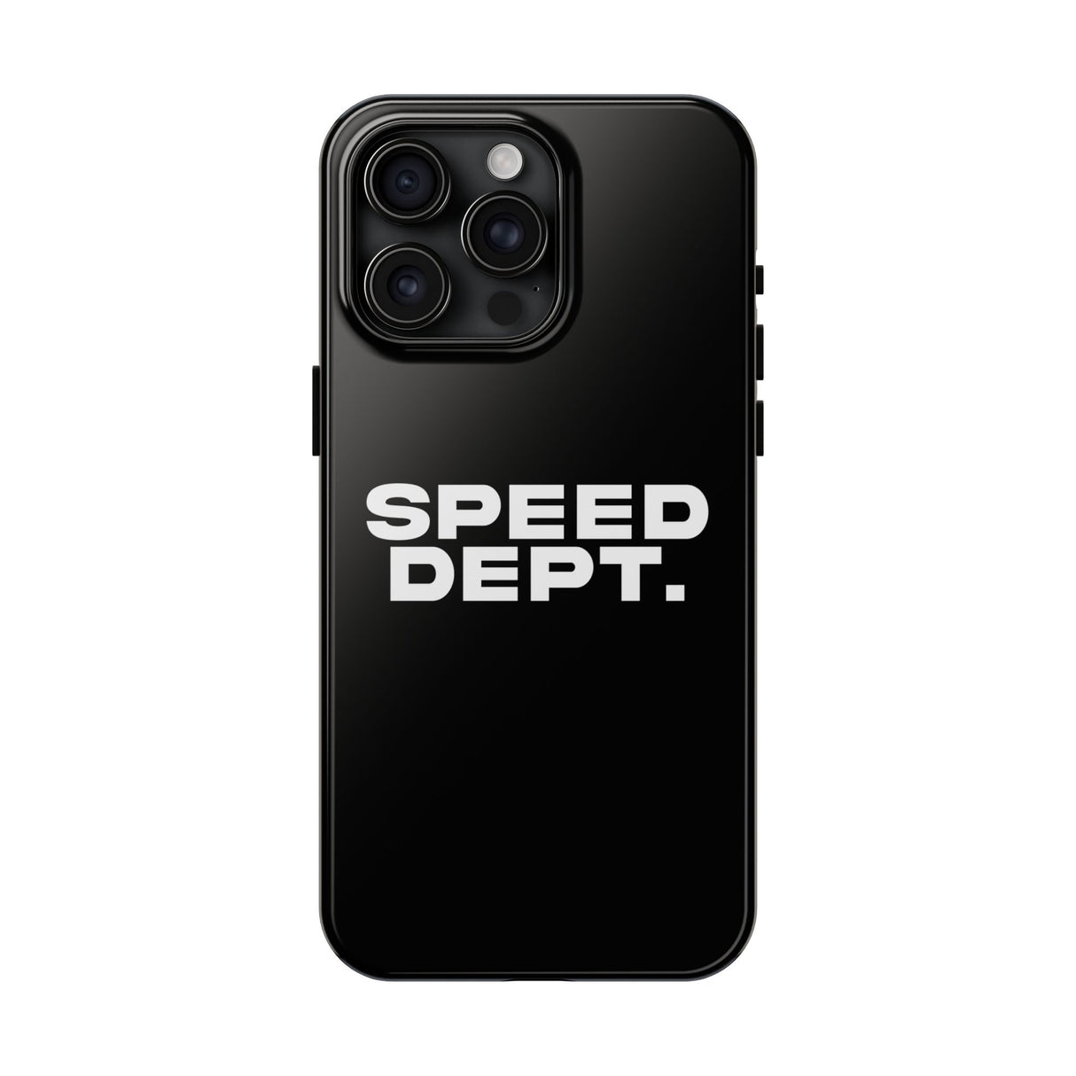 "Speed Dept." Tough Phone Case (Black)