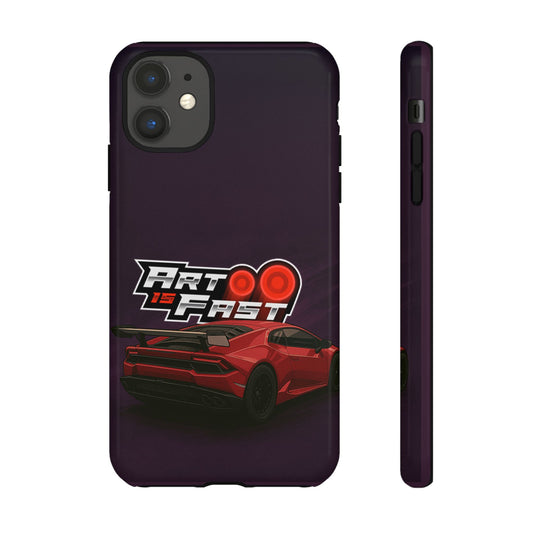 "Art Is Fast Lamborghini" Phone Case