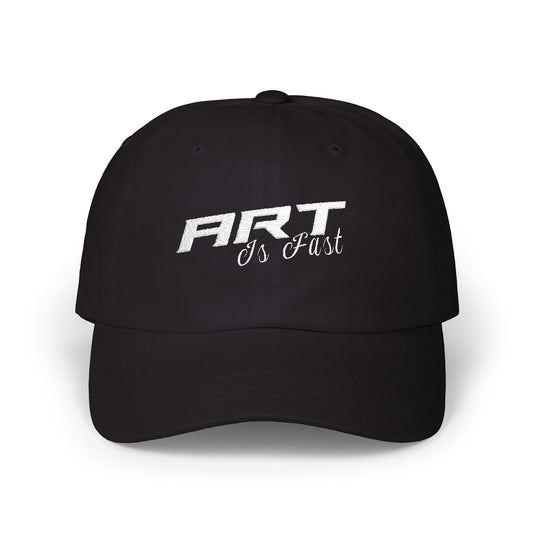 "Art Is Fast" Dad Hat Black