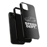 "Speed Dept." Tough Phone Case (Black)