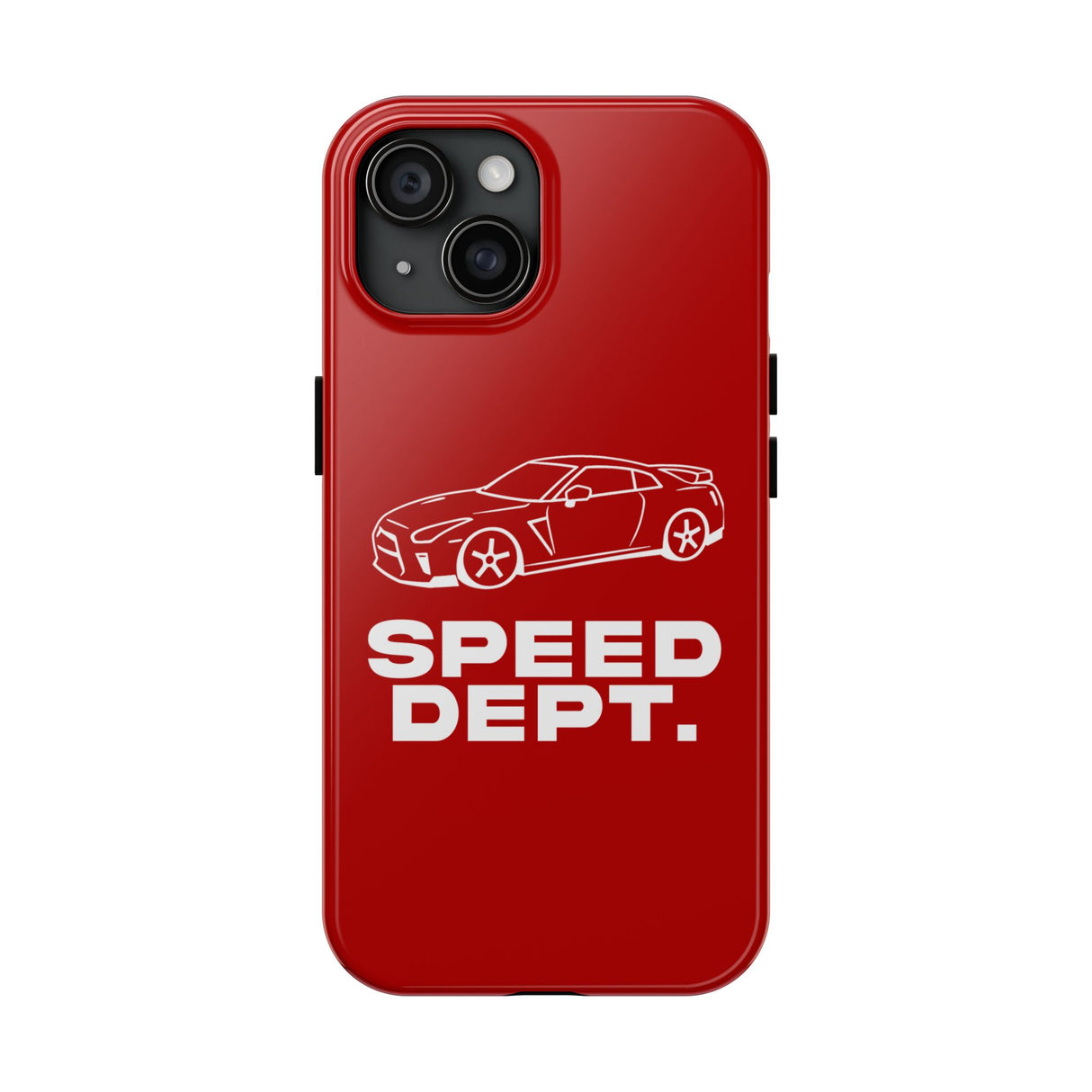 "Speed Dept." Tough Phone Case (Red)