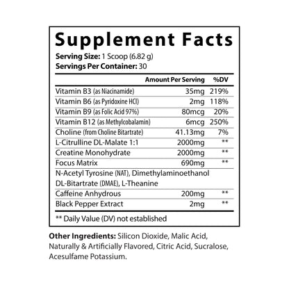 Fast Asf "Redline Fruit Punch" Pre-Workout
