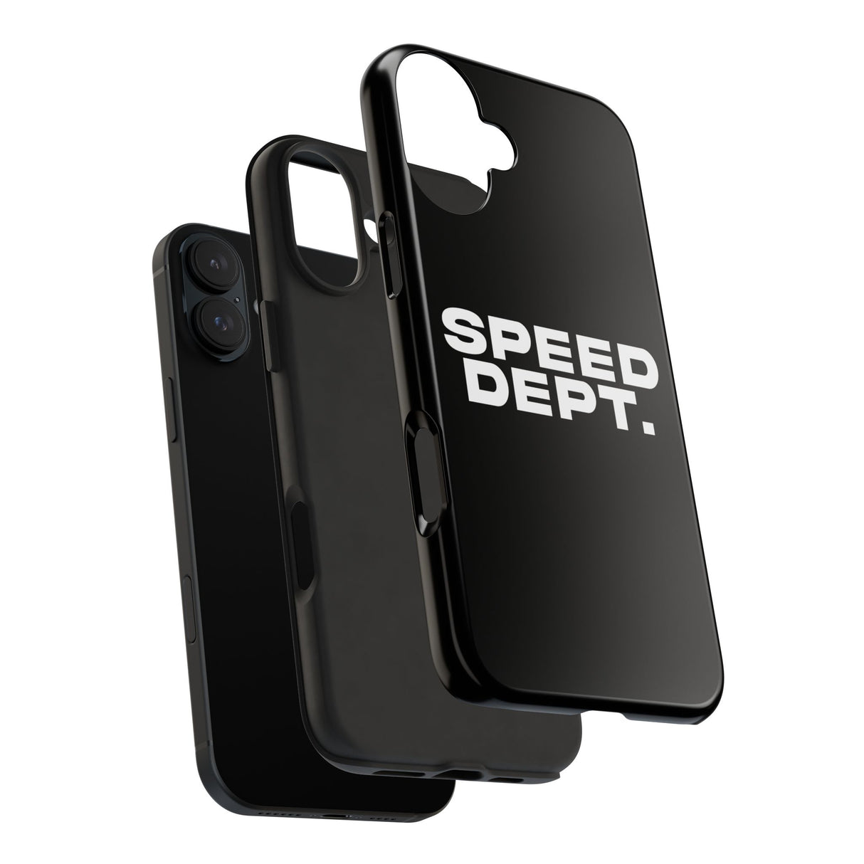 "Speed Dept." Tough Phone Case (Black)