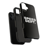 "Speed Dept." Tough Phone Case (Black)