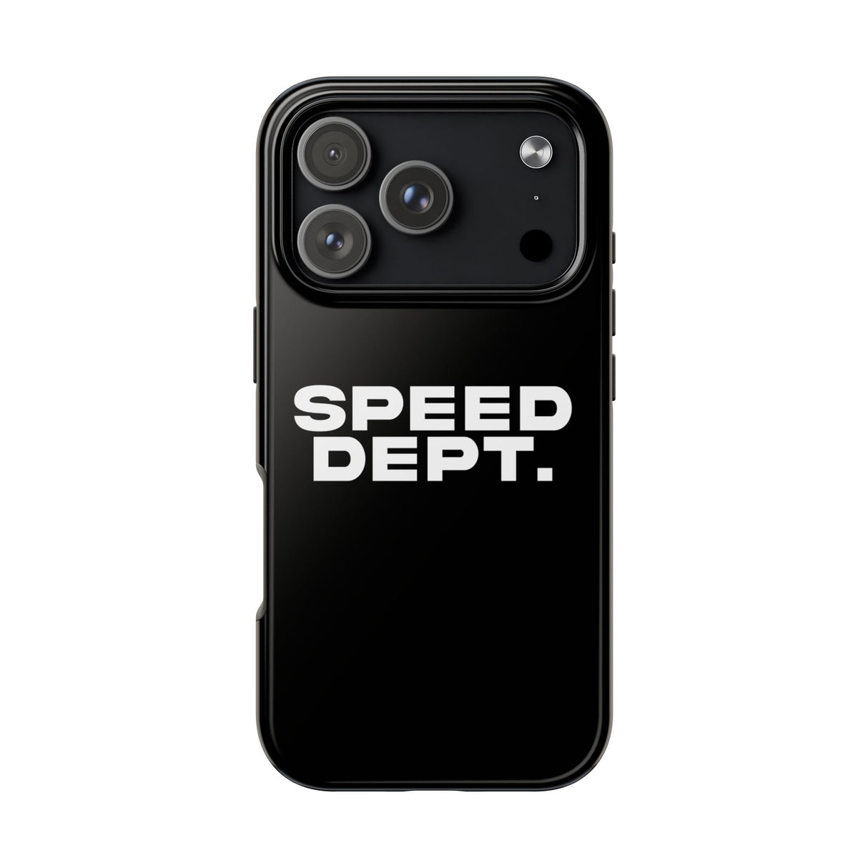 "Speed Dept." Tough Phone Case (Black)
